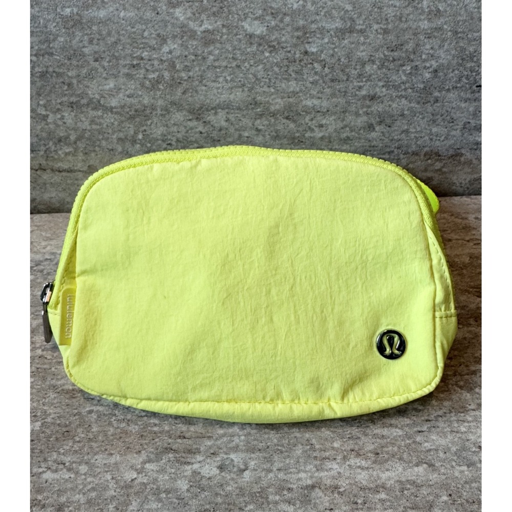 Lululemon Neon Electric Yellow Everywhere‎ Belt Bag Fanny Pack OS Rare!